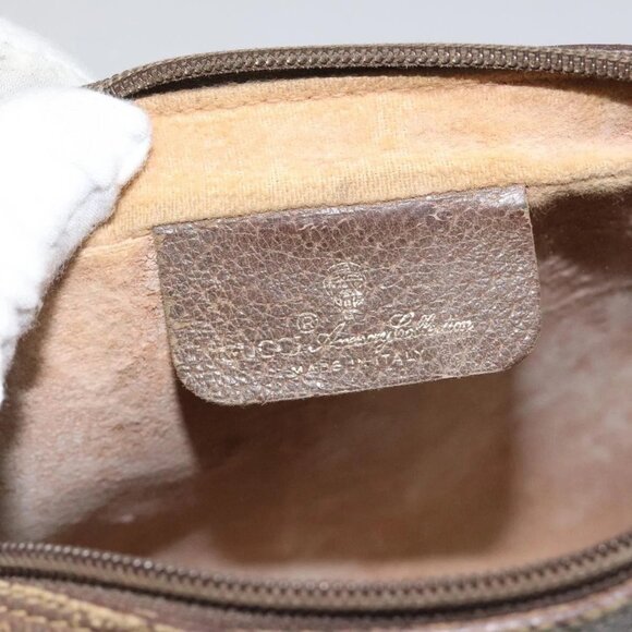 GUCCI GG Supreme Web Sherry Line Clutch Bag PVC Beige 89 01 012 Auth 112826 - Picture 12 of 16